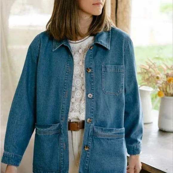 Vintage Cabin Creek Blue Denim Jacket - Picture 7 of 8